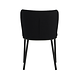 Bouclé Dining Chair Tess Black Bouclé Dining Chair Tess Black
