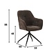 Rotatable Dining Chair Camiel Brown Rotatable Dining Chair Camiel Brown