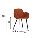 Scandinavian Dining Chair Mick Copper Scandinavian Dining Chair Mick Copper