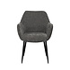 Chenille Dining Chair Gary Anthracite Chenille Dining Chair Gary Anthracite