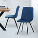 Velvet Dining Chair Jimmy Blue Velvet Dining Chair Jimmy Blue