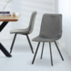 Velvet Dining Chair Jimmy Anthracite Velvet Dining Chair Jimmy Anthracite