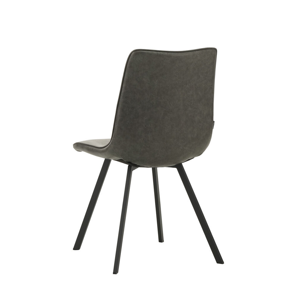 Industrial Dining Chair Jimmy Anthracite Furnwise