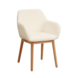 Chenille Dining Chair Sofia Crème Chenille Dining Chair Sofia Crème