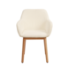 Chenille Dining Chair Sofia Crème Chenille Dining Chair Sofia Crème