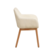 Chenille Dining Chair Sofia Crème Chenille Dining Chair Sofia Crème