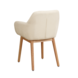 Chenille Dining Chair Sofia Crème Chenille Dining Chair Sofia Crème
