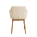 Chenille Dining Chair Sofia Crème Chenille Dining Chair Sofia Crème
