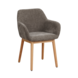 Chenille Dining Chair Sofia Taupe Chenille Dining Chair Sofia Taupe