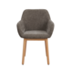 Chenille Dining Chair Sofia Taupe Chenille Dining Chair Sofia Taupe