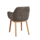 Chenille Dining Chair Sofia Taupe Chenille Dining Chair Sofia Taupe