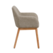 Chenille Dining Chair Sofia Beige Chenille Dining Chair Sofia Beige
