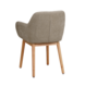Chenille Dining Chair Sofia Beige Chenille Dining Chair Sofia Beige