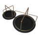 Round Coffee Table set Lori Black Round Coffee Table set Lori Black