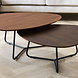 Organic Coffee Table set Zoe Brown Organic Coffee Table set Zoe Brown