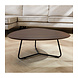 Organic Coffee Table Zoe Dark Brown Small Organic Coffee Table Zoe Dark Brown Small