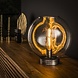 Industrial Table Lamp Globe Glow Industrial Table Lamp Globe Glow