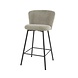 Industrial Barstool Sweep Boucle Sand Industrial Barstool Sweep Boucle Sand