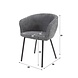 Industrial Armchair Forge Boucle Grey Industrial Armchair Forge Boucle Grey