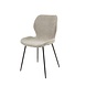 Industrial Dining Chair Golf Boucle Beige Industrial Dining Chair Golf Boucle Beige