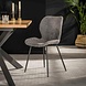 Industrial Dining Chair Golf Boucle Grey Industrial Dining Chair Golf Boucle Grey