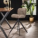 Industrial swivel Bar Stool Twirl Boucle Taupe Industrial swivel Bar Stool Twirl Boucle Taupe