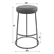 Industrial Bar Stool Stople PU leather Industrial Bar Stool Stople PU leather