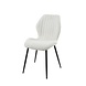 Industrial Dining Chair Anne Boucle White Industrial Dining Chair Anne Boucle White