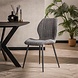 Industrial Dining Chair Anne Boucle Grey Industrial Dining Chair Anne Boucle Grey