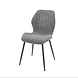 Industrial Dining Chair Anne Boucle Grey Industrial Dining Chair Anne Boucle Grey