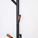 Coat rack Onyx Metal 4 hooks Coat rack Onyx Metal 4 hooks