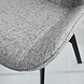 Industrial Dining Chair Charmer Chenille Grey Industrial Dining Chair Charmer Chenille Grey