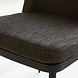 Industrial Dining Chair Gream Chenille Anthracite Industrial Dining Chair Gream Chenille Anthracite