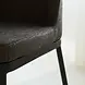 Industrial Dining Chair Gream Chenille Anthracite Industrial Dining Chair Gream Chenille Anthracite