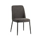 Industrial Dining Chair Gream Chenille Anthracite Industrial Dining Chair Gream Chenille Anthracite