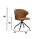 Rotatable Dining Chair Rare Cognac Rotatable Dining Chair Rare Cognac