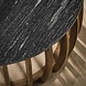 Industrial Coffee Table Starry Black Marble Industrial Coffee Table Starry Black Marble