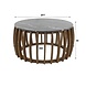 Industrial Coffee Table Starry Black Marble Industrial Coffee Table Starry Black Marble