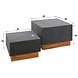 Industrial Coffee Tables Slate Set of 2 Industrial Coffee Tables Slate Set of 2