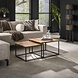 Industrial Coffee Tables Rusty Set of 2 Industrial Coffee Tables Rusty Set of 2