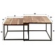 Industrial Coffee Tables Rusty Set of 2 Industrial Coffee Tables Rusty Set of 2