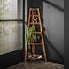 Industrial Wall Shelf Gradient Solid Acacia Wood Industrial Wall Shelf Gradient Solid Acacia Wood