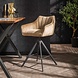 Velvet Barstool Xander Rotatable Champagne Velvet Barstool Xander Rotatable Champagne