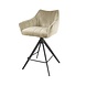 Velvet Barstool Xander Rotatable Champagne Velvet Barstool Xander Rotatable Champagne
