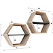Wall shelf Cubby set of 2 Wall shelf Cubby set of 2