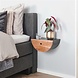 Bedside Table Ridge Acacia Wood Set of 2 Bedside Table Ridge Acacia Wood Set of 2