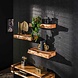 Wall shelf Nova Solid Acacia Wood Set of 3 Wall shelf Nova Solid Acacia Wood Set of 3