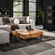 IIndustrial Coffee Table Sipper 90x90cm Acacia Wood IIndustrial Coffee Table Sipper 90x90cm Acacia Wood