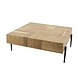 IIndustrial Coffee Table Sipper 90x90cm Acacia Wood IIndustrial Coffee Table Sipper 90x90cm Acacia Wood