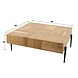 IIndustrial Coffee Table Sipper 90x90cm Acacia Wood IIndustrial Coffee Table Sipper 90x90cm Acacia Wood